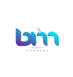 Bm Alphabet Letter Logo Icon Combination Design