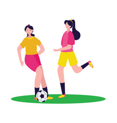 Player Football Girl Athlete Professional Skill