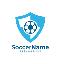 Shield Soccer Logo Template Football Logo