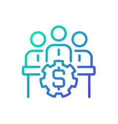 Board Of Directors Gradient Linear Icon