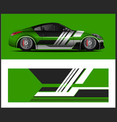 Car Wrap Decal Design Concept Abstract Stripe