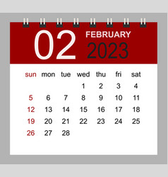 February 2023 Monthly Calendar Template