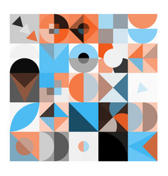 Geometric Bauhaus Pattern Design