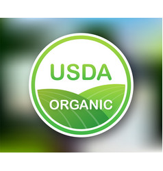 Usda Organic Emblems Badge Sticker Logo Icon