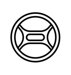 Steering Wheel Outline Icon