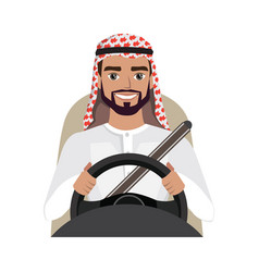 Arab Man Driving A Car Man Clothing