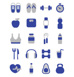 Fitness Equipment On A White Background