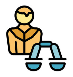 Trade Person Icon Flat