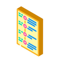 Event Schedule Isometric Icon