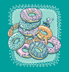 Hand Drawn Donuts