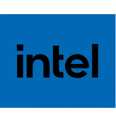 Intel Logo Brand Software Computer Symbol Black