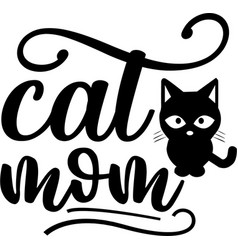 Cat Mom Svg Design