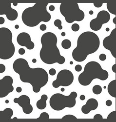 Cow Pattern With Spots And Stains Dairy Seamless