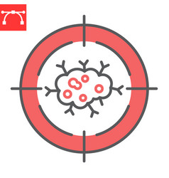 Targeted Therapy Line Icon