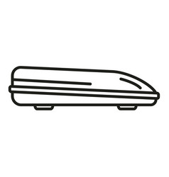 Trunk Cargo Icon Outline Roof Box