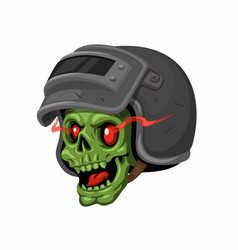 Zombie Wear Welding Helmet Monster Game Character