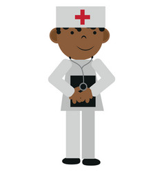 Boy Doctor On A White Background