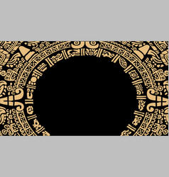 Mayan Calendar Signs Frame