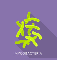 Mycobacteria Icon Flat Style