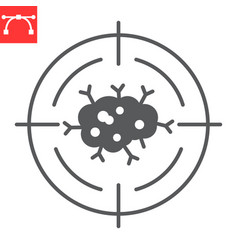 Targeted Therapy Glyph Icon