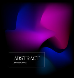 Abstract Background Template Dark Design Neon Blue