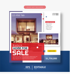 Real Estate House Sale Social Media Post Template