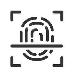 Finger Print Scan Icon