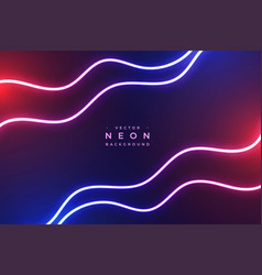 Fluid Style Bright Neon Light Wallpaper