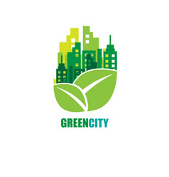 Green City Ecology Concept Save Life