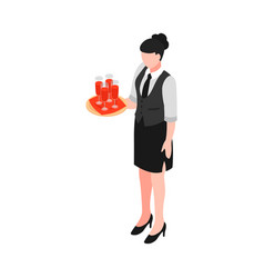 Isometric Waitress