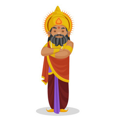 King Dhritarashtra Cartoon Character