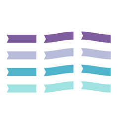 Set Of Banner Ribbons