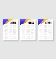 Calendar 2024 2025 And 2026