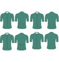 Cycling Short Sleeve Jersey Blank Template