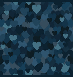 Army Blue Heart Pattern Camouflage Texture