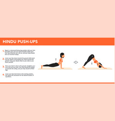 Hindu Push-ups Exercise Tutorial Female Workout