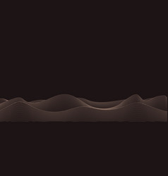 3d Abstract Dark Line Style Terrain Background