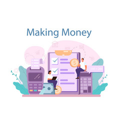 Making Money Concept Idea Of Business Development