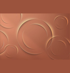 Orange Circles With Drop Shadow Pattern Background