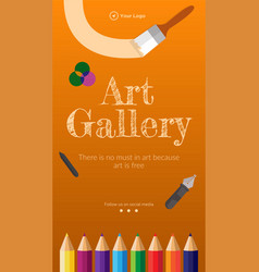 Art Gallery Portrait Template