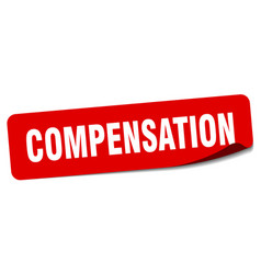 Compensation Sticker Compensation Label