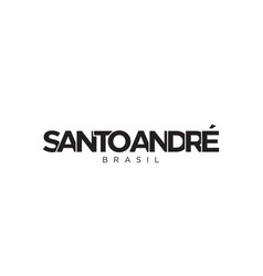 Santo Andre In The Brasil Emblem The Design