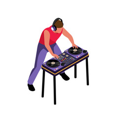 Dj Isometric Icon