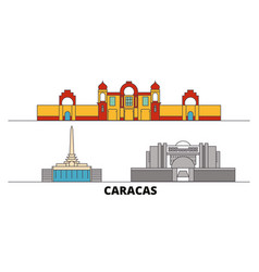 Venezuela Caracas Flat Landmarks