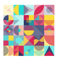 Geometric Bauhaus Pattern Design