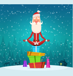 Santa Relax Meditation Winter Christmas Holiday