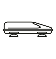 Auto Box Icon Outline Car Roof