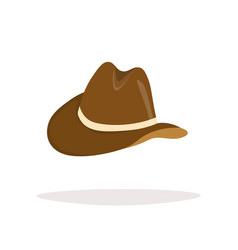 Cowboy Hat Isolated Element Drawing