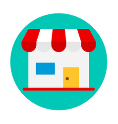 Flat Design Retail Icon Or Store Or Shop Icon