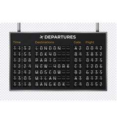 Airport Mechanical Scoreboard Realistic Equipment